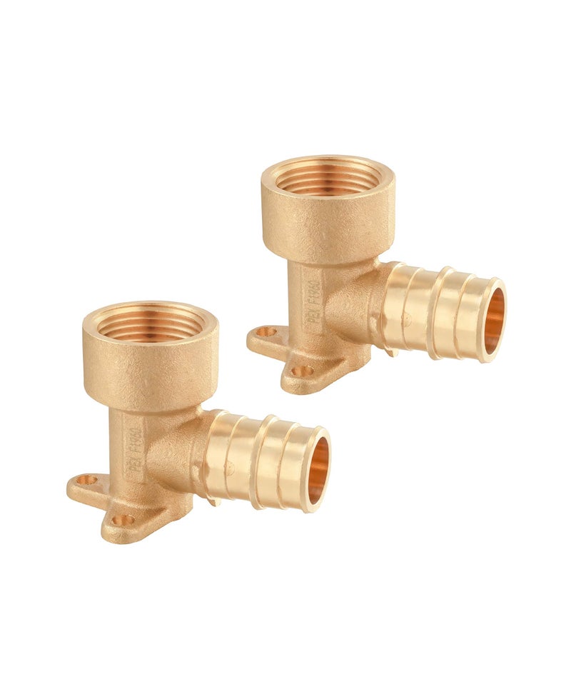 EFIELD Pex fittings Pex A Expansion 3/4"x 3/4" Female NPT Drop-Ear Elbow, F1960 (Pack of 2),(PEX1960088) - Image 1